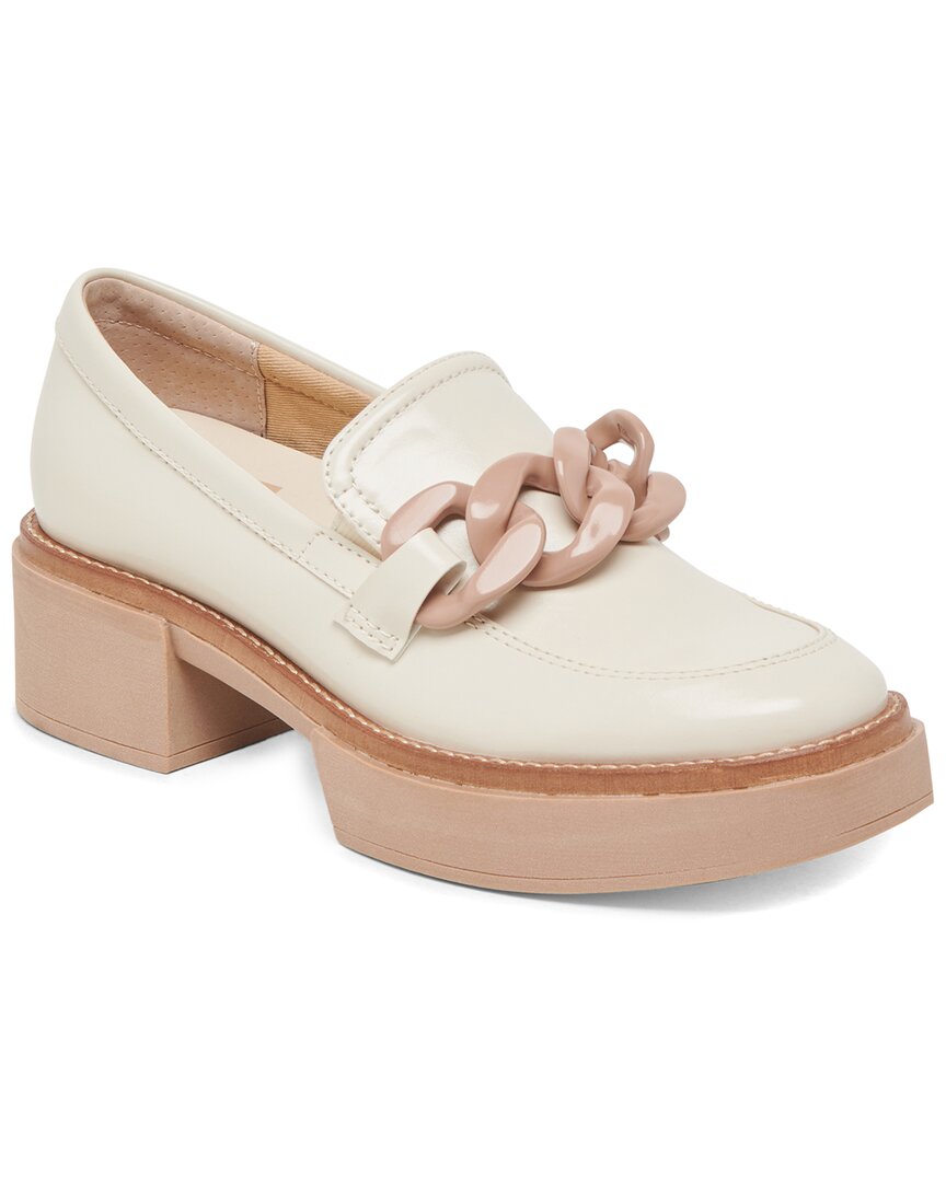 Dolce Vita Shalan Curb Link Loafer In Ivory