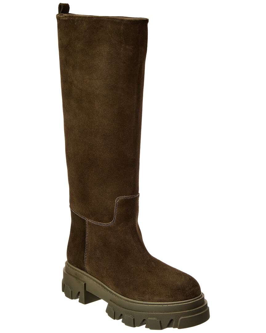 Gia Borghini Perni 07 Suede Knee-high Boot