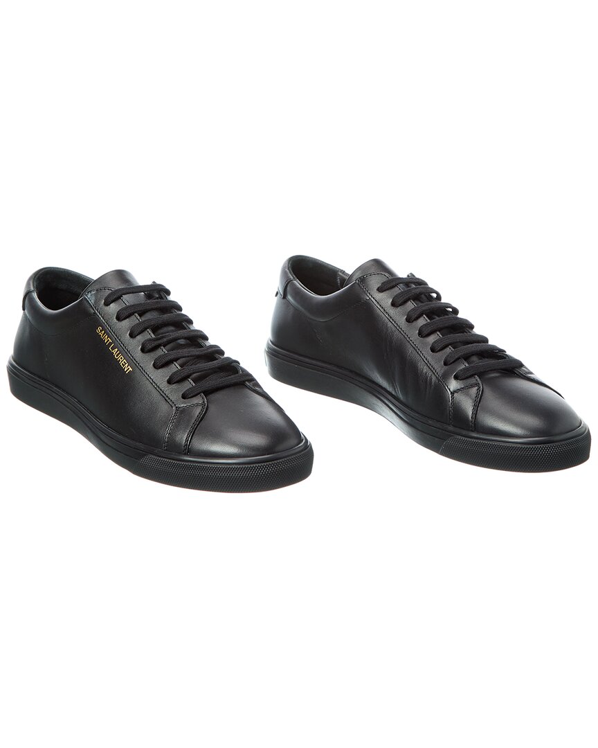Saint Laurent Andy Low-top Sneakers In Black