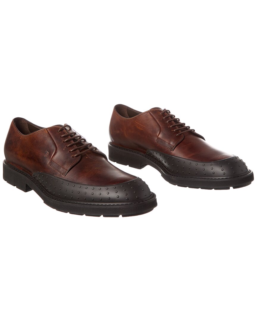 TOD'S TOD’S LEATHER OXFORD (AUTHENTIC PRE-OWNED)