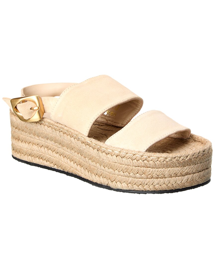 Rag & Bone Odyssey Suede Wedge Sandal In Brown