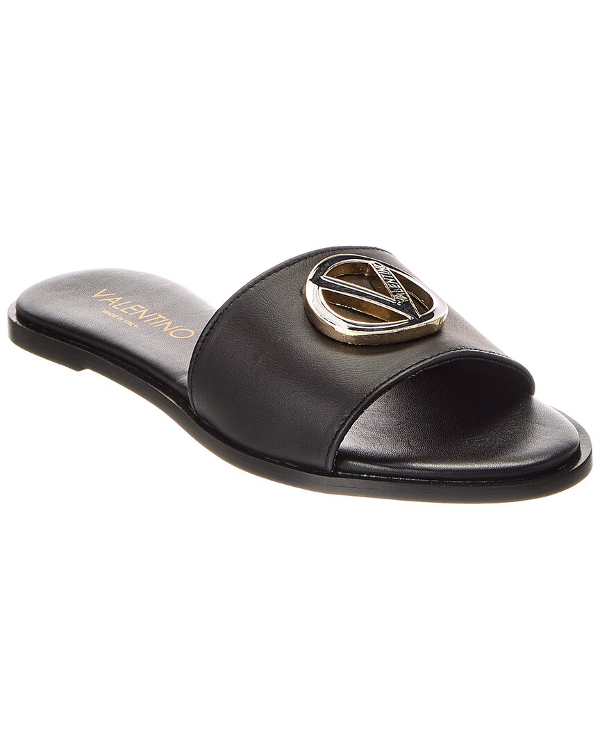 Valentino By Mario Valentino Bugola Slide Sandal In Black