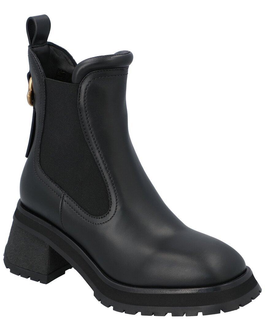 MONCLER MONCLER GIGI LEATHER BOOT