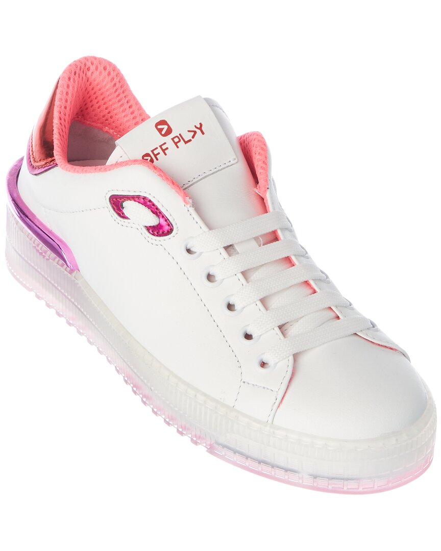 Off Play Milano Leather Sneaker In Pink