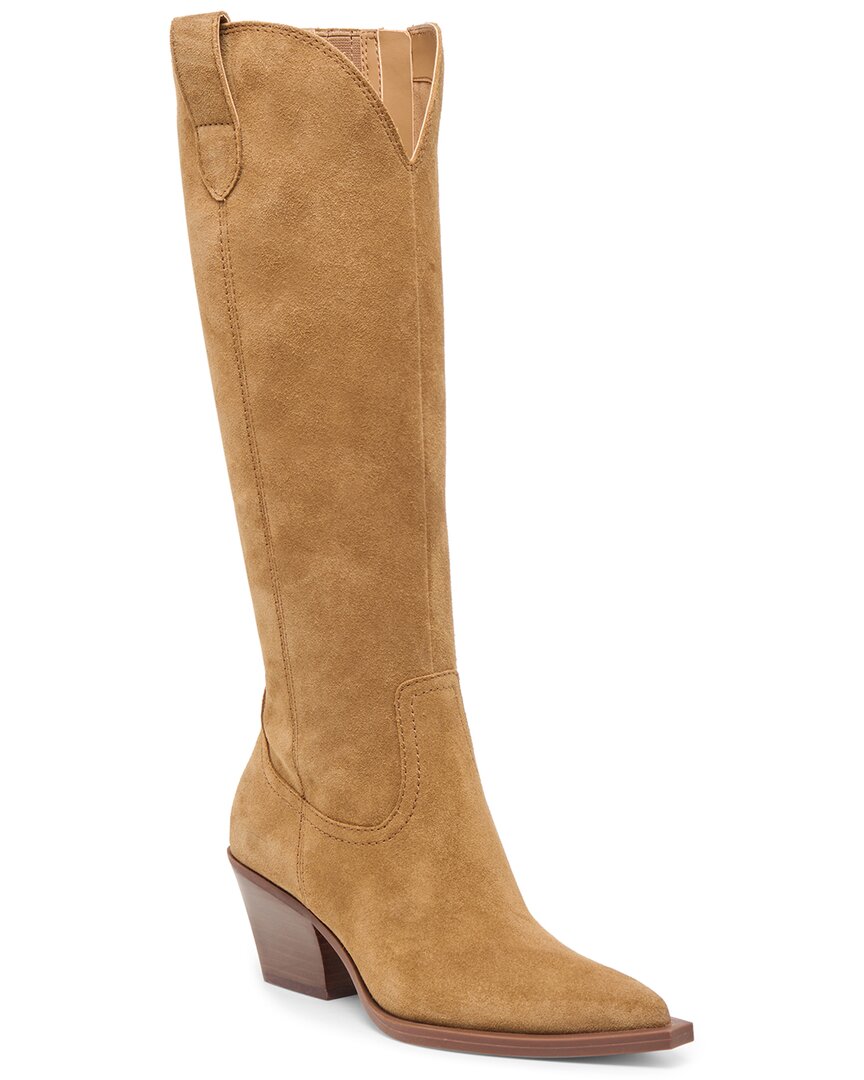 Dolce Vita Ridwan Suede Boot In Brown