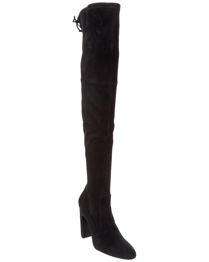 Stuart Weitzman Highland 120mm Thigh-high Boots In Black