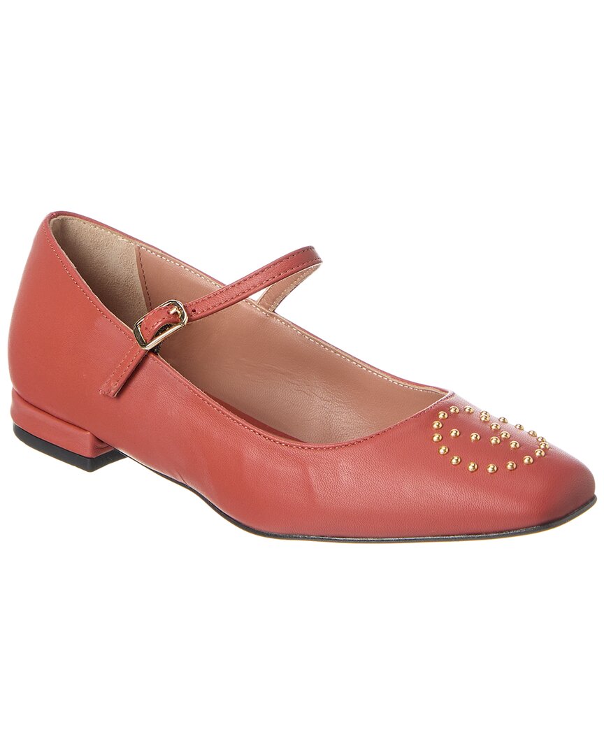 Valentino By Mario Valentino Pica Leather Pump In Red