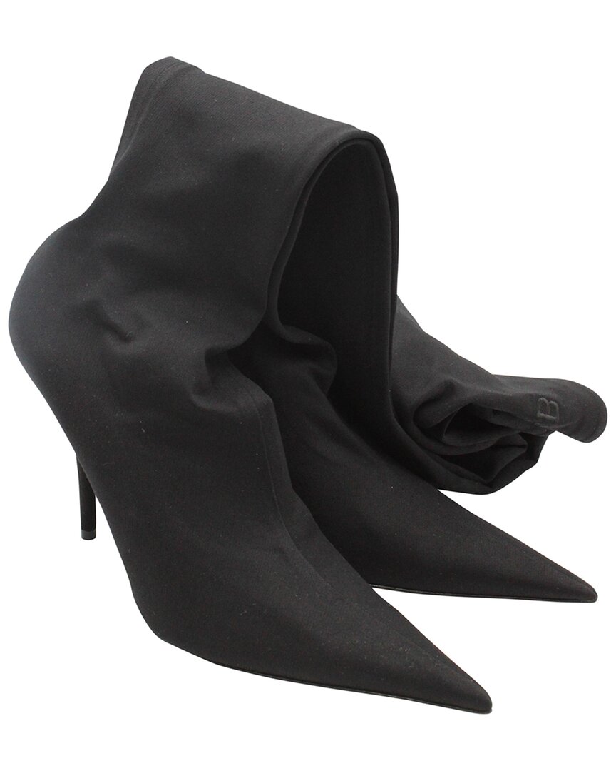Balenciaga Women's Polyamide Thigh-high Knife Boot (authentic Pre-loved) In Black
