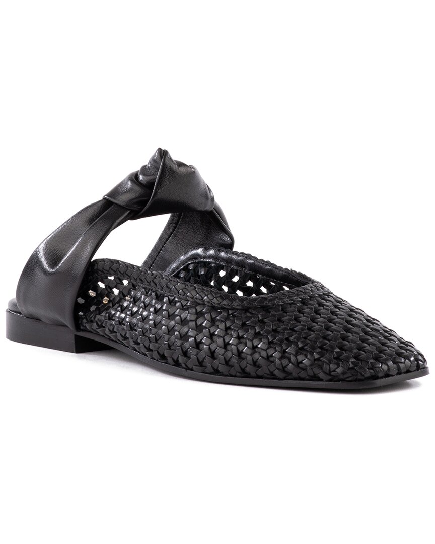 Seychelles Art Deco Woven Leather Mule