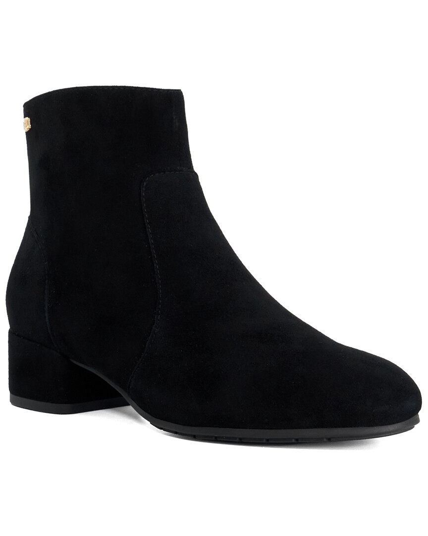 Dune London Pardys Suede Bootie In Black