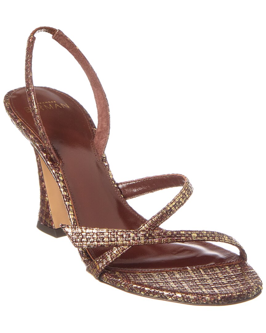Alexandre Birman Tita Bell 85 Slingback Sandal In Gold