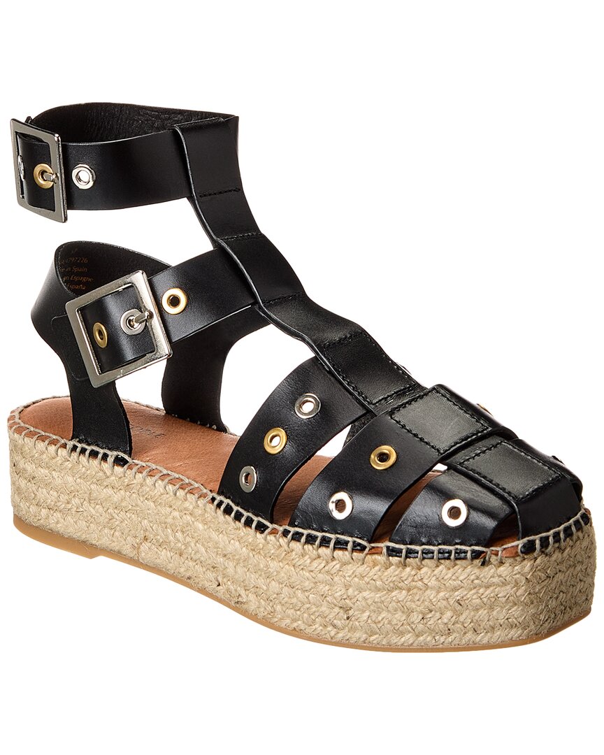Free People Gable Glad Espadrille In Black