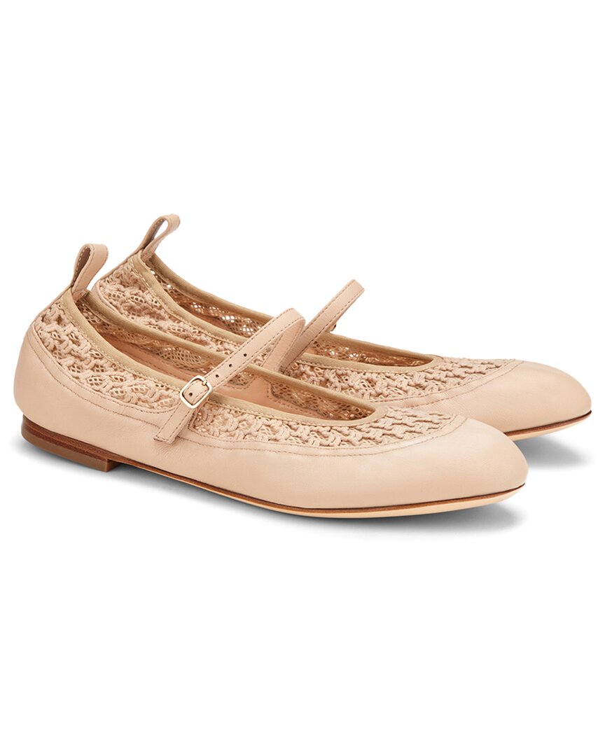 Agl Attilio Giusti Leombruni Agl Milly Plots Leather Ballet Flat