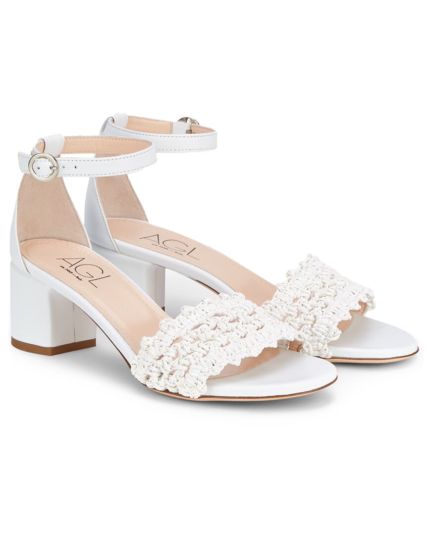 Agl Attilio Giusti Leombruni Crochet 50mm Metallic-leather Sandals