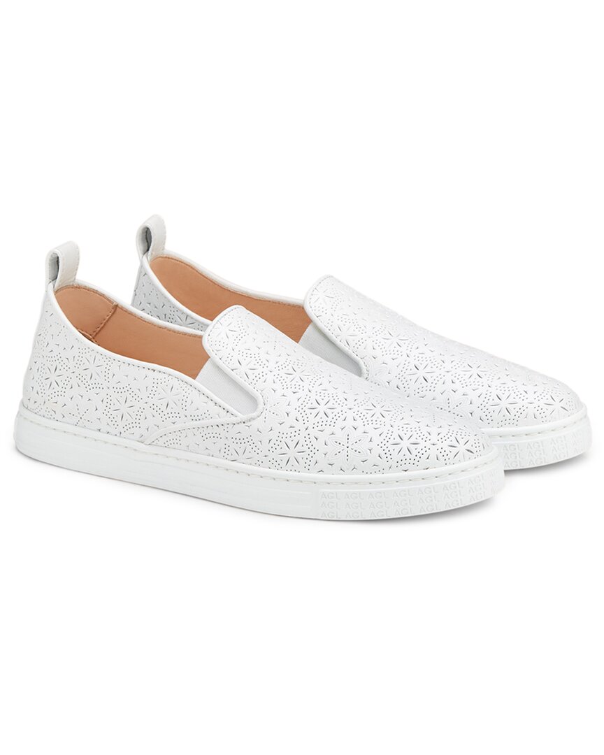 AGL ATTILIO GIUSTI LEOMBRUNI AGL GAIA SPRING LEATHER SNEAKER