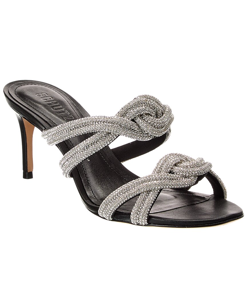 SCHUTZ SCHUTZ JOCELYN MULE LEATHER SANDAL 