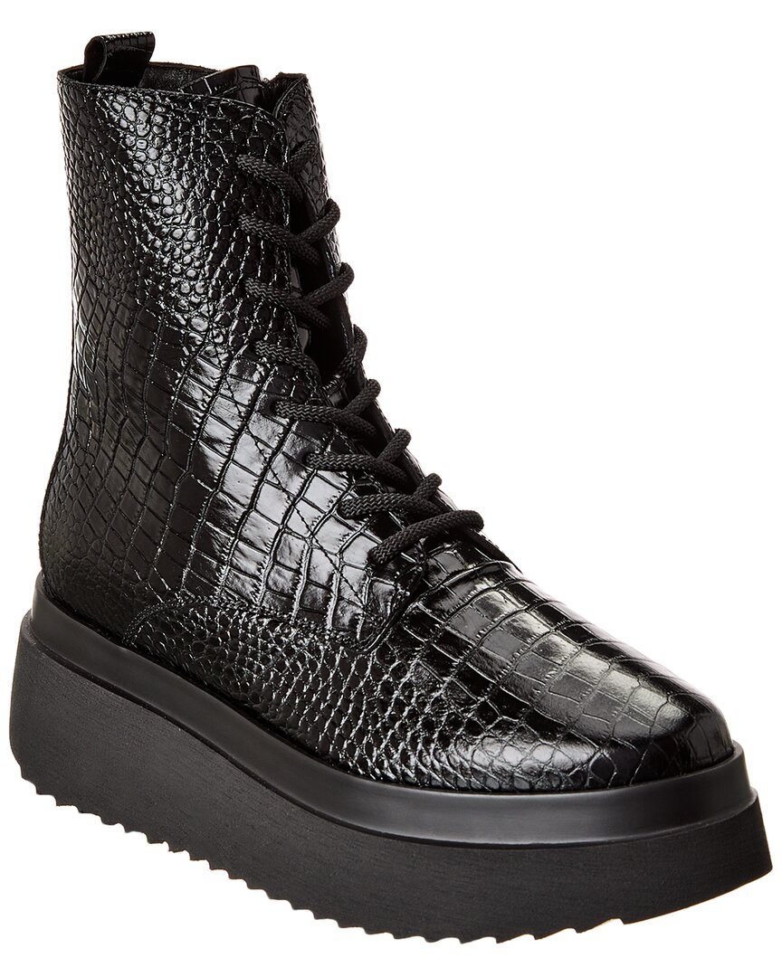 Aquatalia Ornella Weatherproof Suede Boot In Black