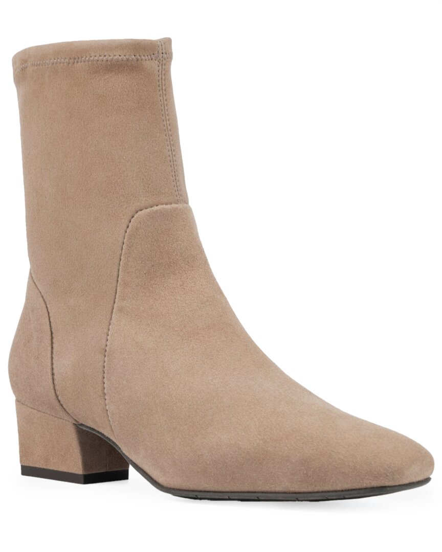 Aquatalia Stassi Weatherproof Suede Boot In Brown