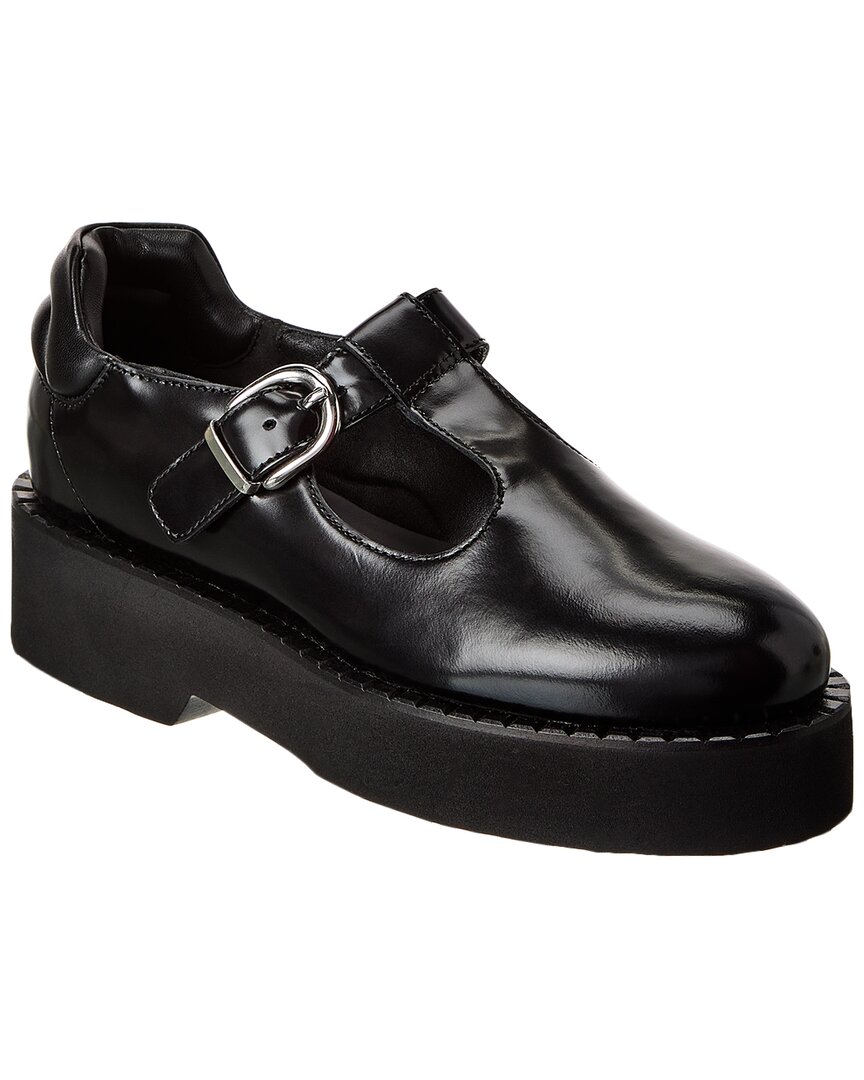 Aquatalia Malvina Weatherproof Leather Loafer In Black