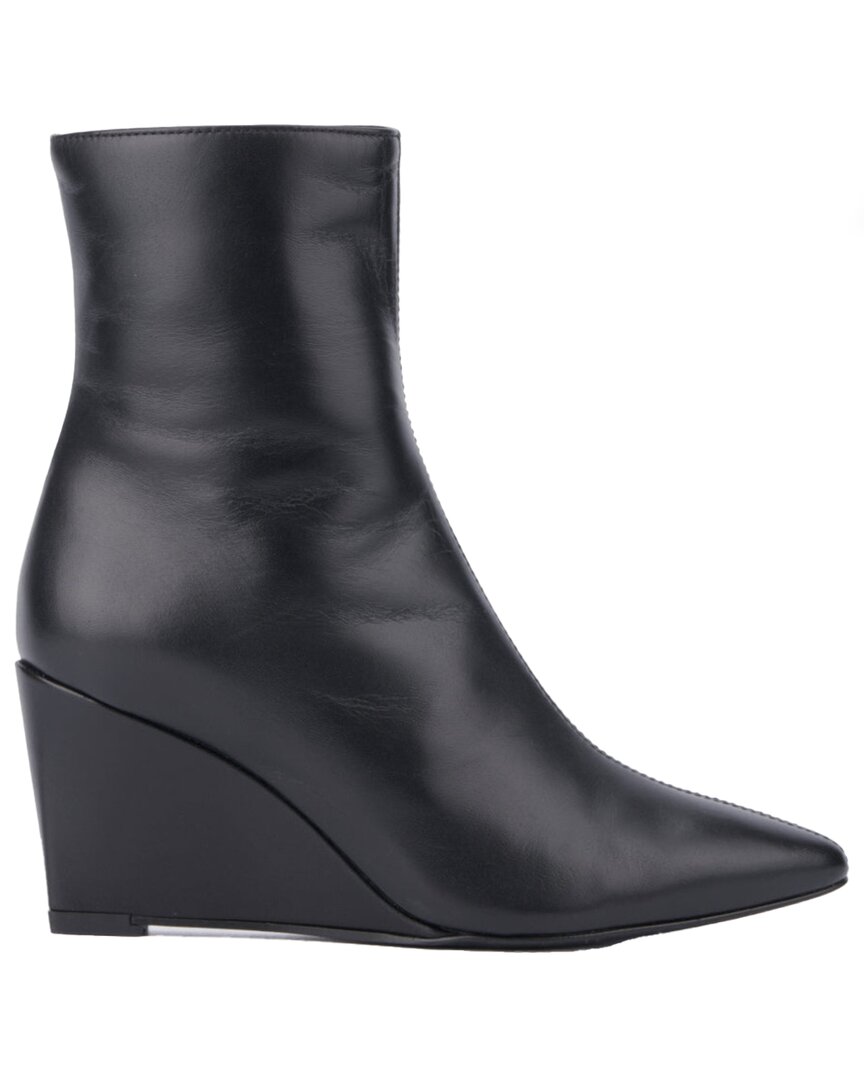 Aquatalia Pauletta Weatherproof Leather Boot In Black