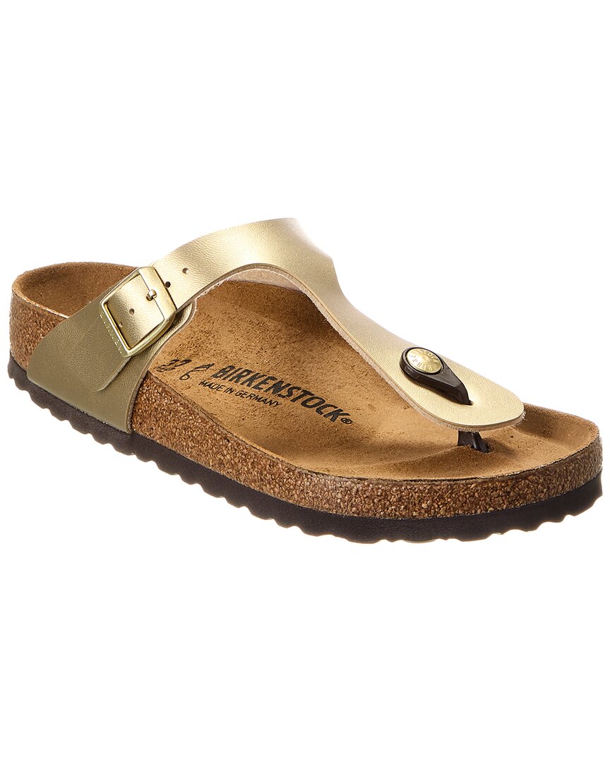 Birkenstock Gizeh Birko-flor Sandal In Metallic