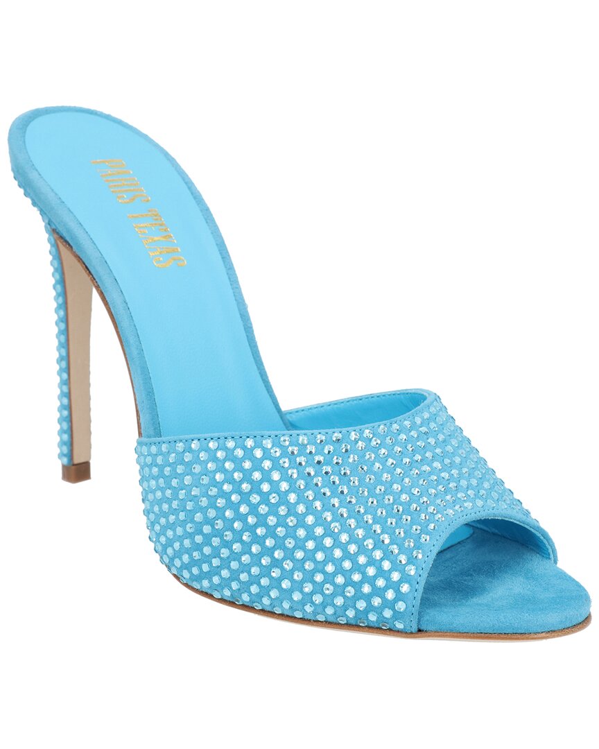 Paris Texas Holly Embellished Suede Sandals