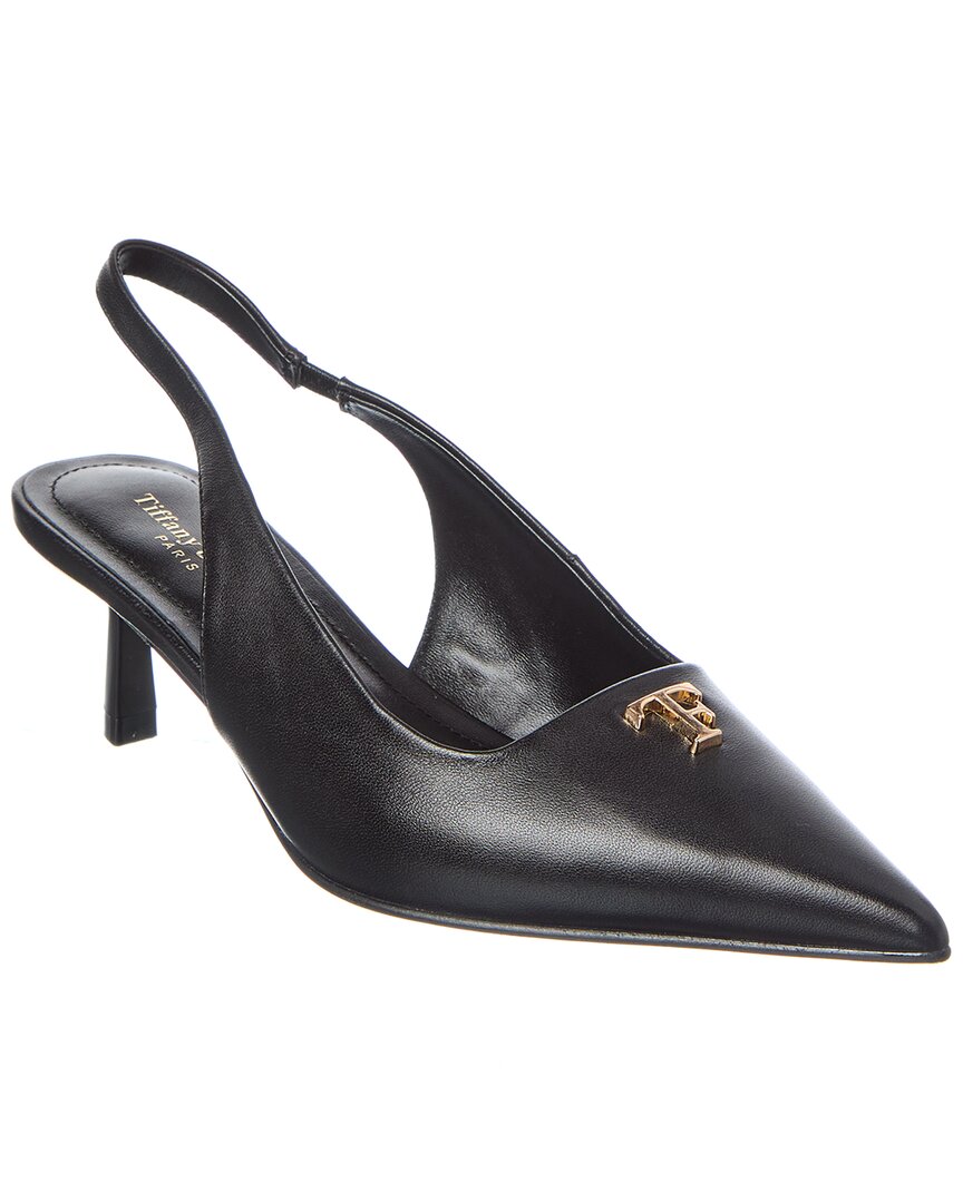 Tiffany & Fred Paris Leather Pump In Black