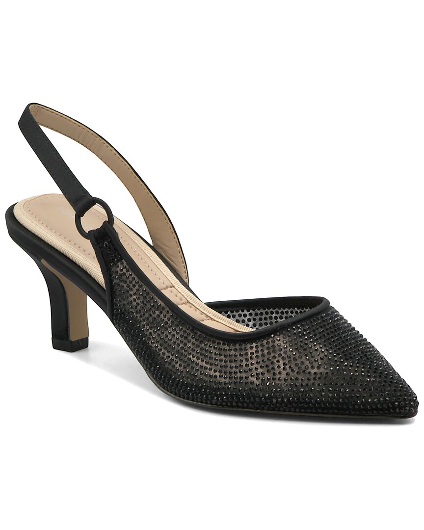 Adrienne Vittadini Piperrs Crystal Kitten Heel Slingback Pump