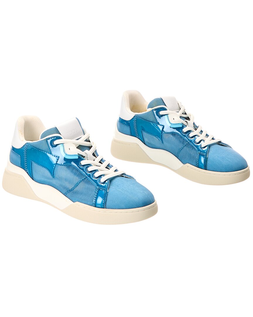 Pre-owned Tod's Vinyl & Mesh Sneaker (authentic Pre-loved)