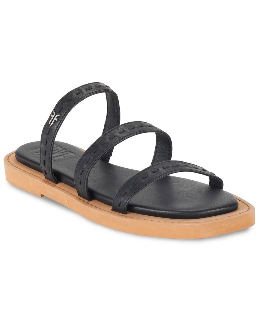 FRYE FRYE FAYE STRAPPY SLIDE LEATHER SANDAL 