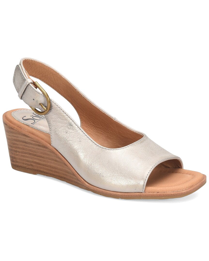 Söfft Gabriella Womens Leather Casual Wedge Sandals