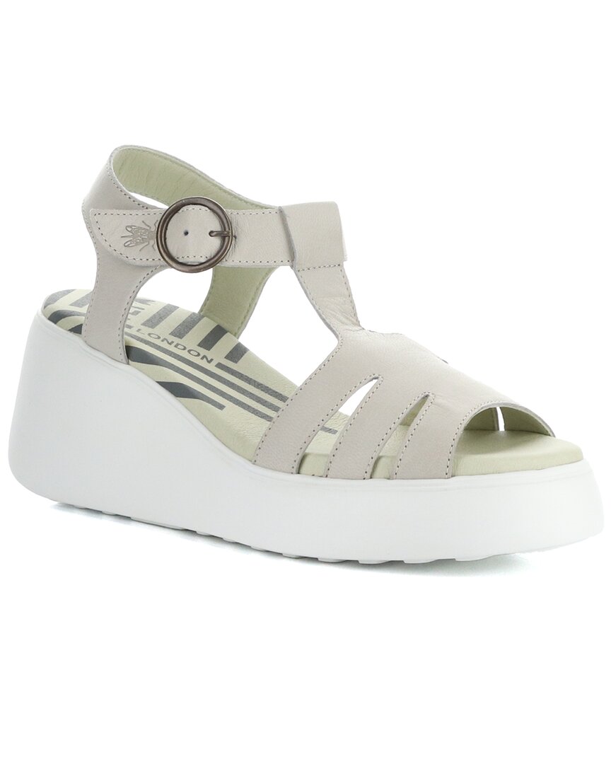 FLY LONDON FLY LONDON DUMA LEATHER WEDGE SANDAL