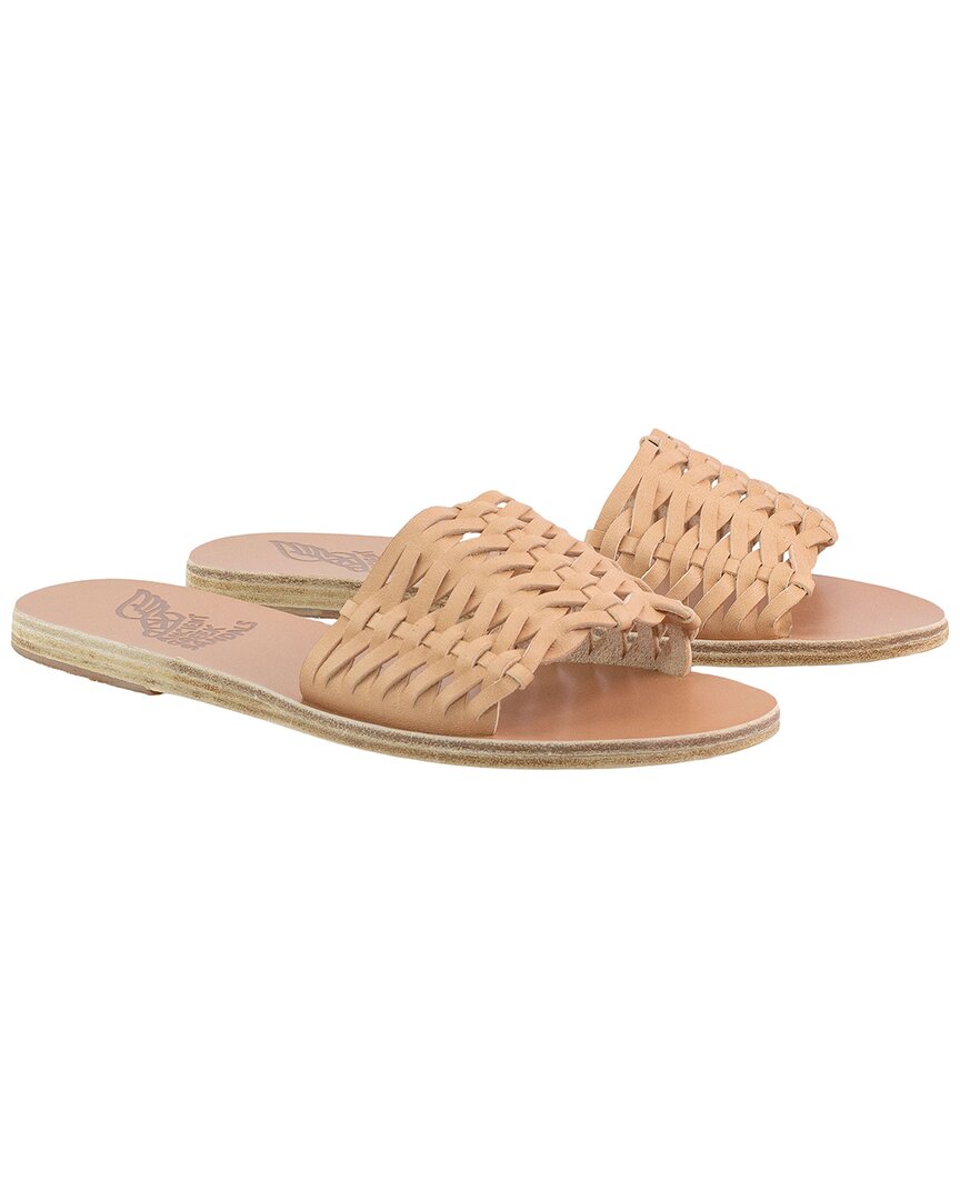 Shop Ancient Greek Sandals Taygete Woven Leather Sandal