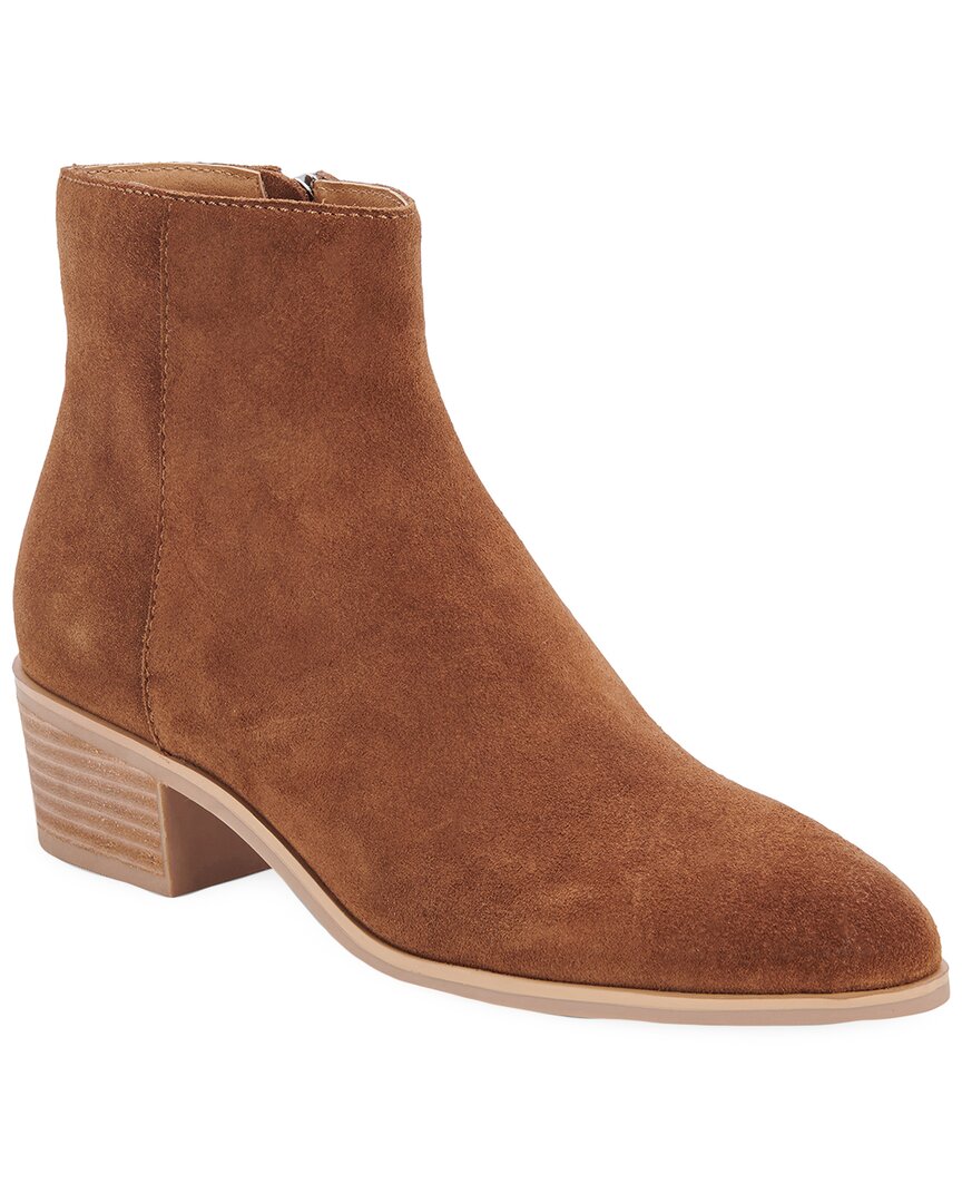 Dolce Vita Suede Bootie In Brown