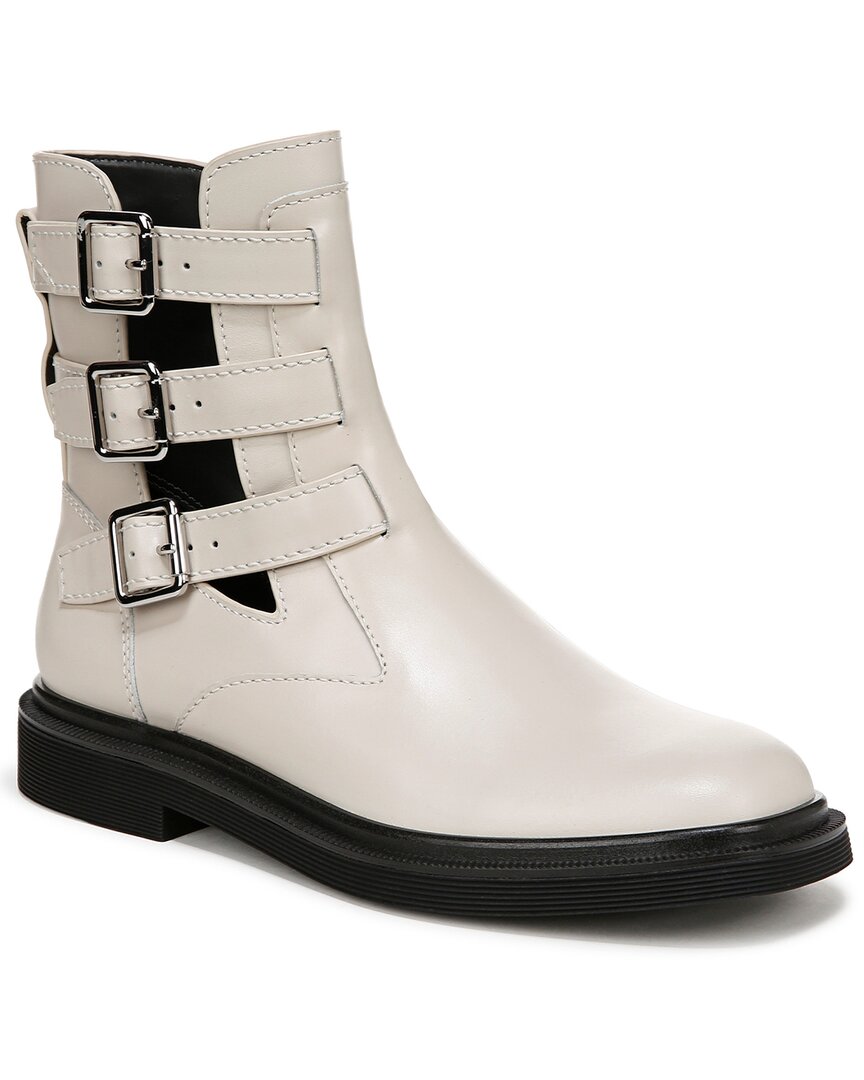 Franco Sarto Argo Leather Bootie In White