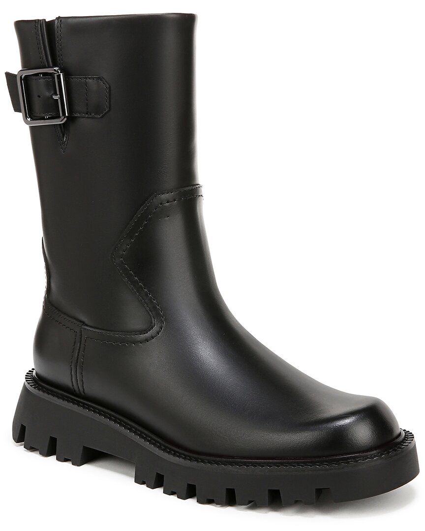 Franco Sarto Womens Solid Rubber Rain Boots In Black