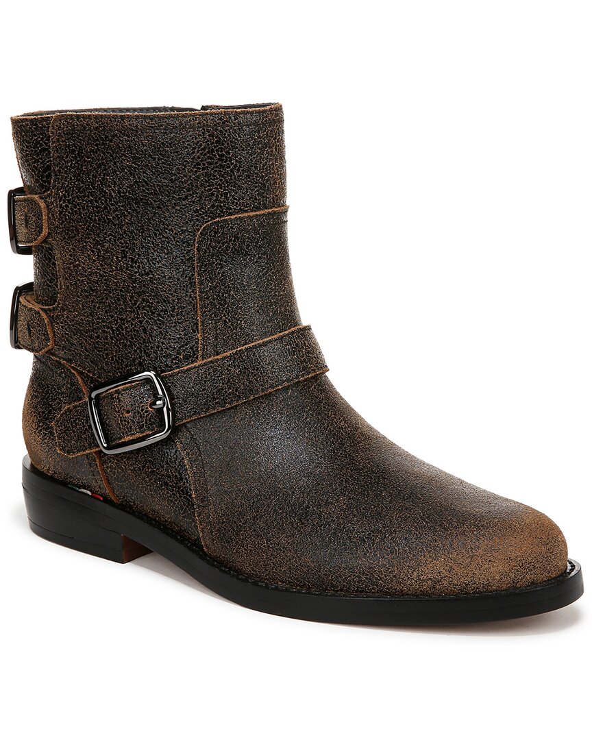 Franco Sarto Prina Leather Bootie In Black