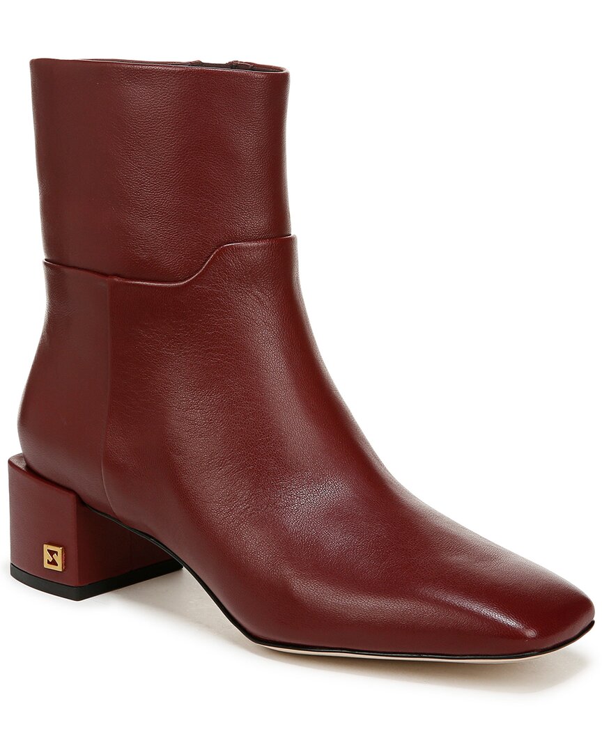 Franco Sarto Flexa Fabiene Boot Leather Bootie In Red