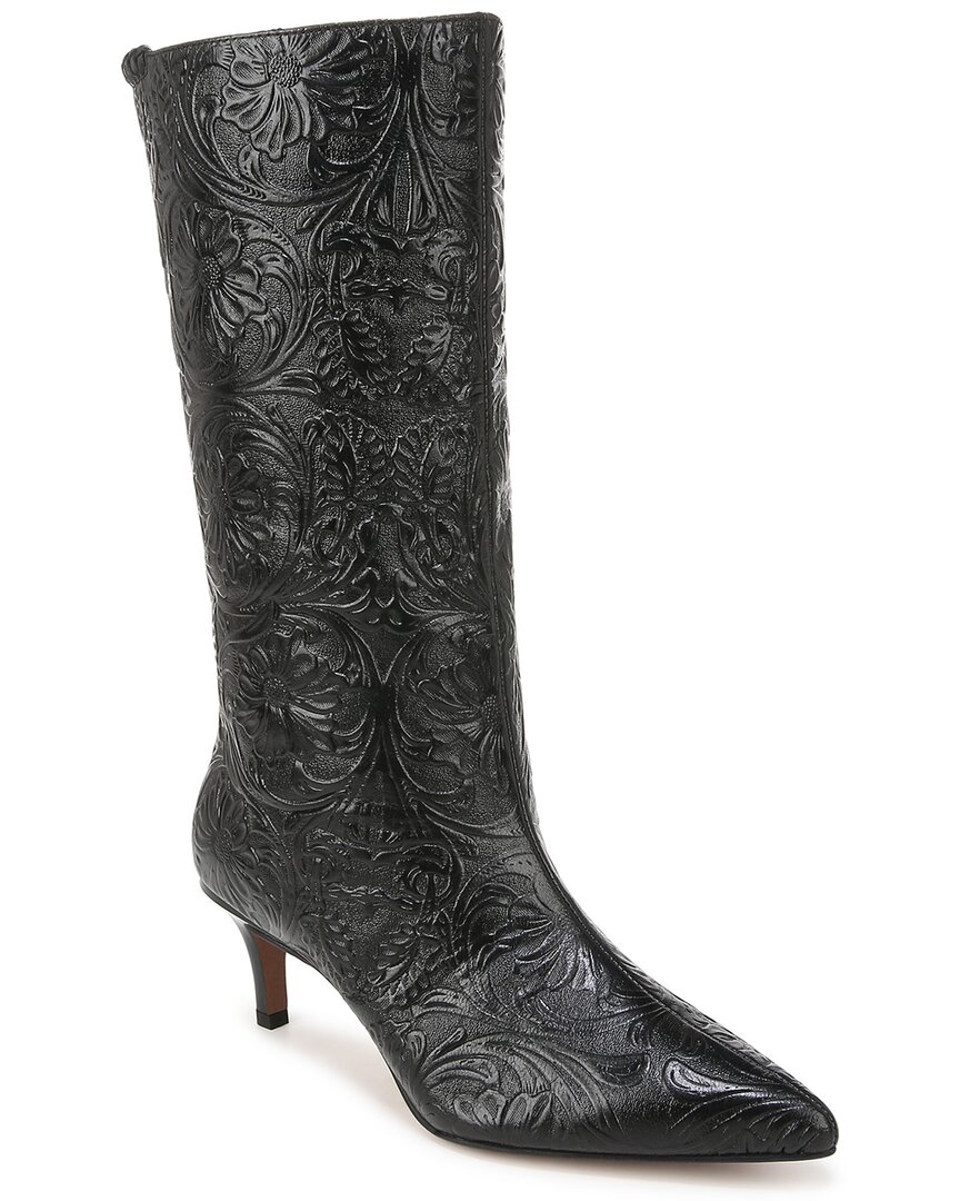 Franco Sarto Amari Leather Boot In Black