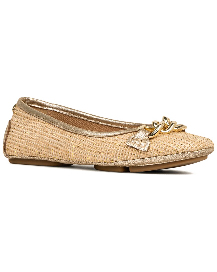 DONALD PLINER DONALD PLINER RAYA LEATHER BALLERINA FLAT 