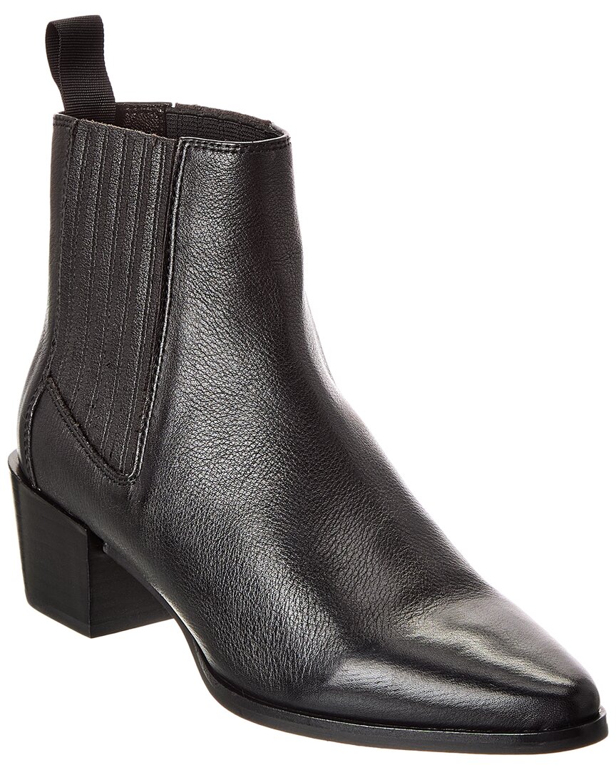 Rag & Bone Rover Leather Bootie In Black