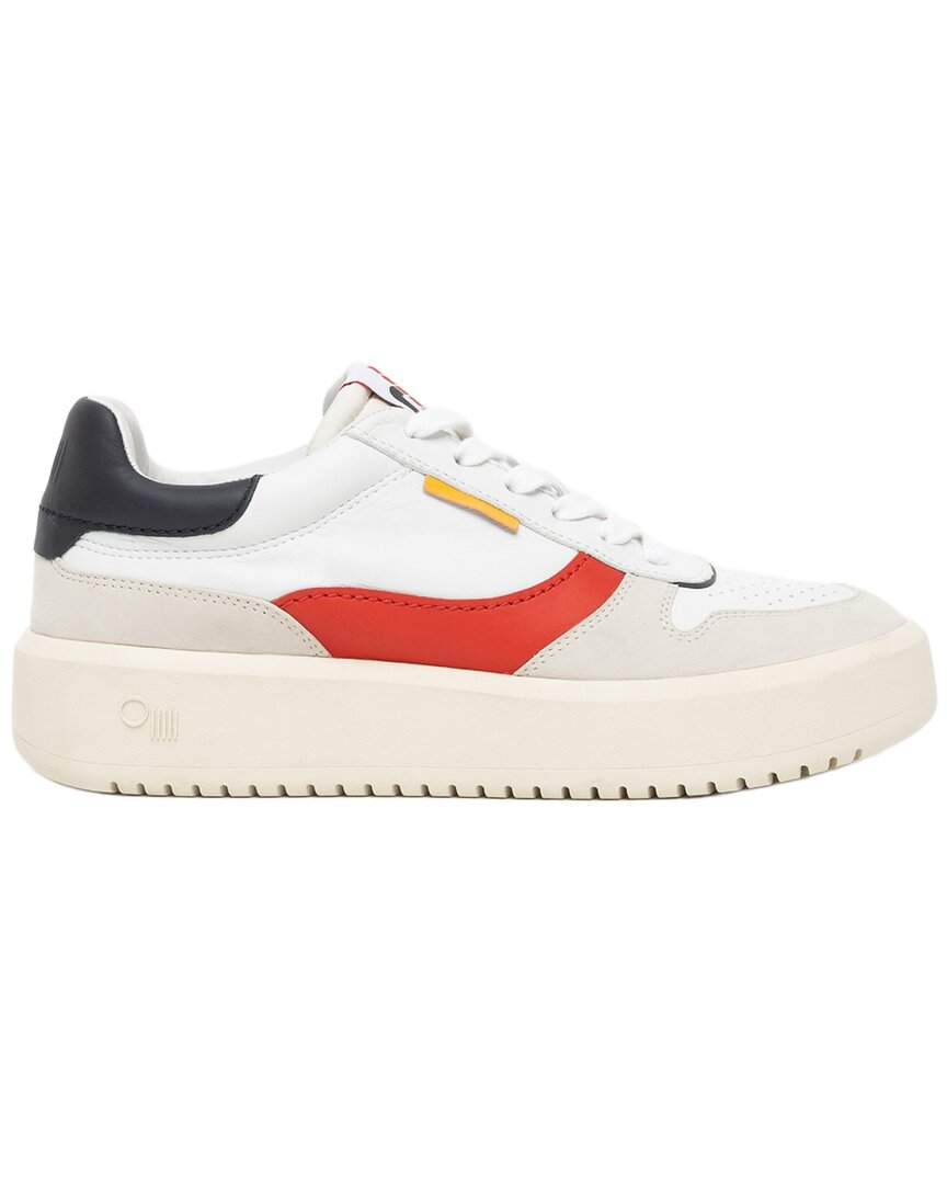 Oncept Prague Leather & Suede Sneaker In Red