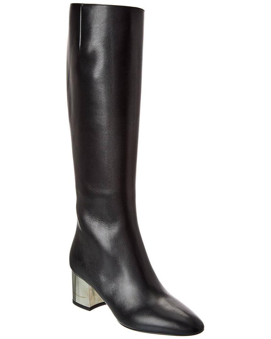 Michael Kors Collection Ali Runway Leather Long Boot