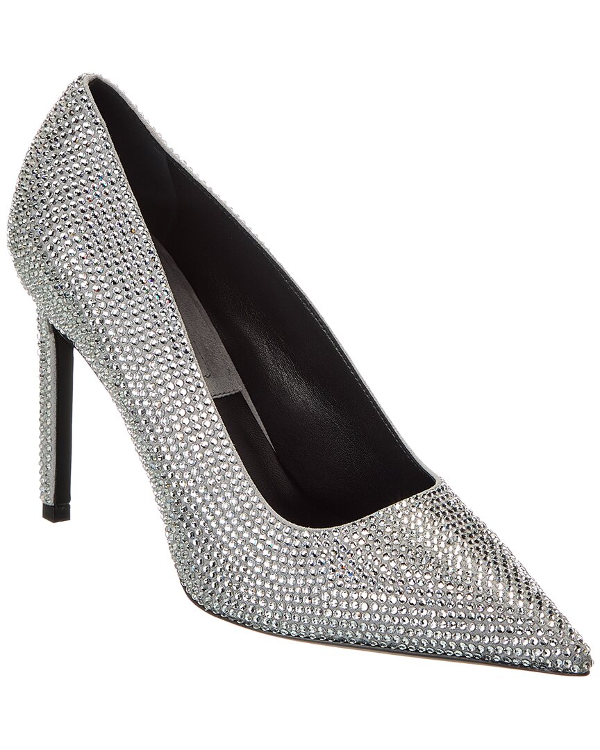 Michael Kors Collection Martine Runway Suede Pump In Grey