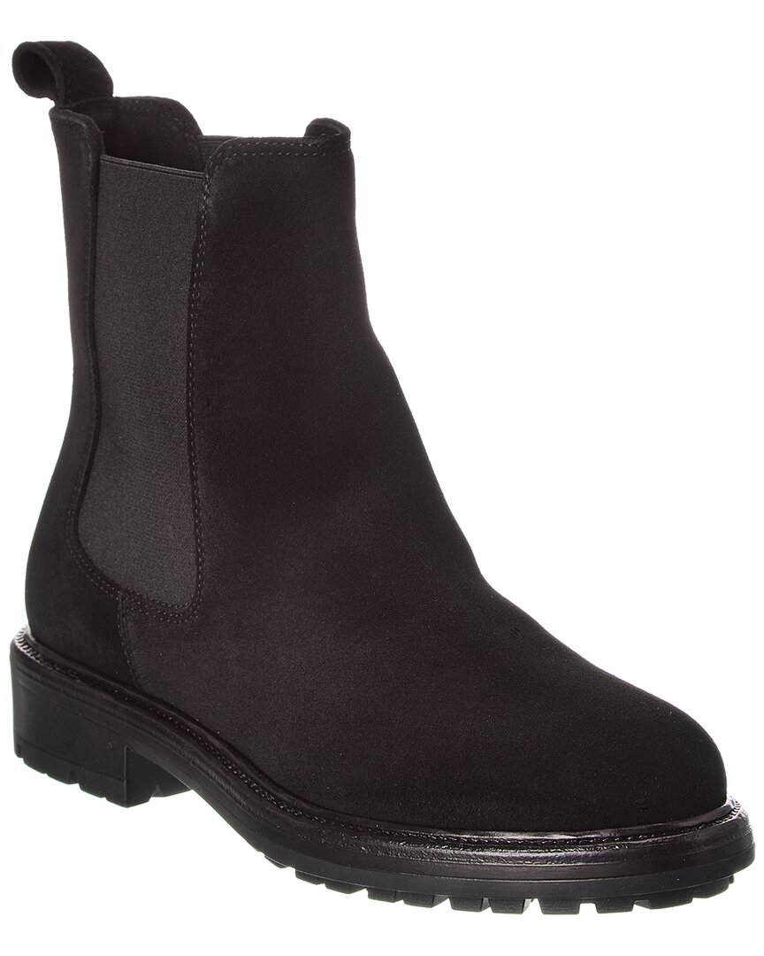 La Canadienne Wave Suede Boot In Black