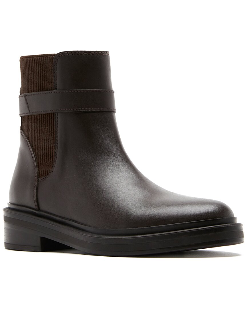 La Canadienne Lily Leather Boot In Brown