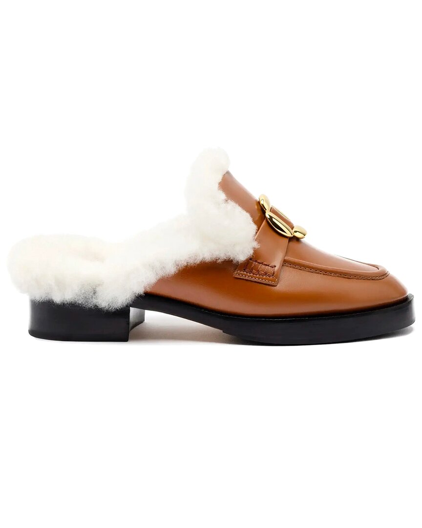 Larroude Larroudé Bobbie Leather Mule