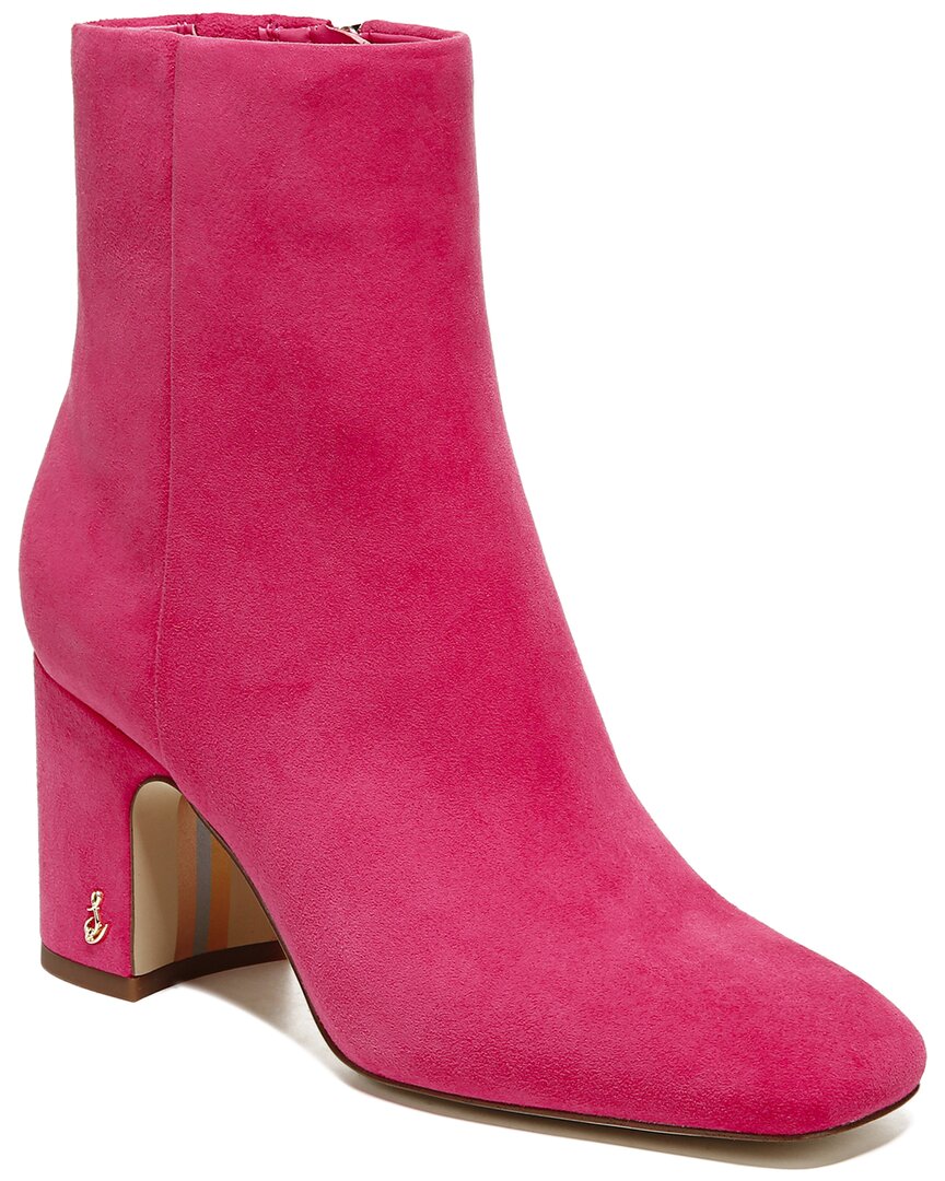 Sam Edelman Fawn Ankle Bootie Dahlia In Pink