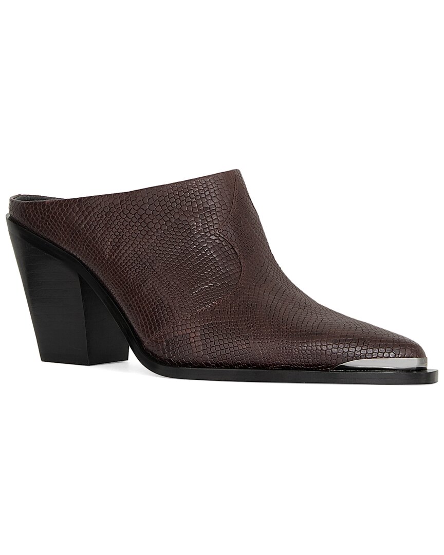 Rebecca Minkoff Colt Leather Mule In Brown