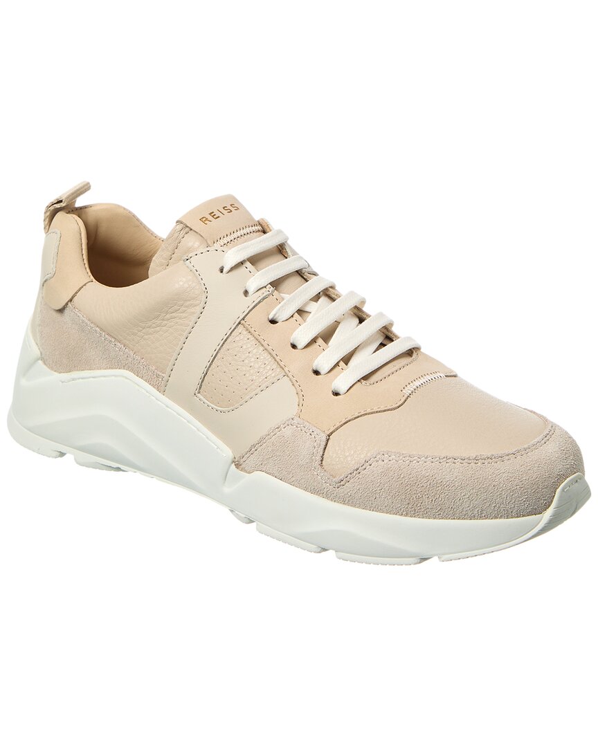 Reiss Shelton Leather & Suede Sneaker